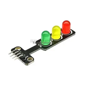 Modulo semaforo LED 5V modulo semaforo luminoso modulo apprendimento elettronico blocchi di costruzione programmazione scheda di controllo singola