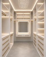 Lemari Pakaian Modern untuk Kamar Tidur, Kabinet Berdiri Sendiri, Desain Lemari Pakaian Custom, Organizer Lemari Pakaian untuk Villa