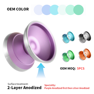 Pièces d'usinage CNC en aluminium à 5 axes les mieux cotées Mini pièces de rechange pour services d'usinage CNC pour <span class=keywords><strong>YoYo</strong></span> Toy - Product Image 2