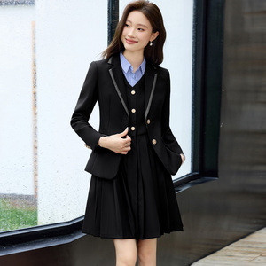 Traje chaleco vestido traje mujer primavera y otoño 2025 nuevo <span class=keywords><strong>uniforme</strong></span> escolar académico británico JK <span class=keywords><strong>uniforme</strong></span> de jardín del maestro - Product Image 3