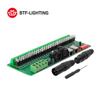 Contrôleur de bande LED RGB DMX 512 à 30 canaux RJ45 DC9V-24V, décodeur DMX
