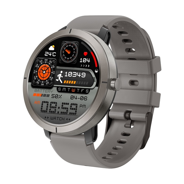46g Ultra Light DM76 GPS Smart Watch 1.32" AMOLED 5ATM Waterproof BT Call 360mAh Long Battery Life Smartwatch for Outdoor Sports