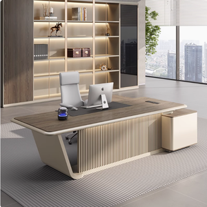 Bàn làm việc văn phòng hiện đại, cao cấp, kiểu chữ L dành cho giám đốc, lãnh đạo, quản lý - Product Image 3