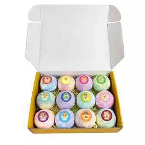 Bombas de Baño Efervescentes Naturales Hechas a Mano con Etiqueta Privada OEM para Niños, Bombas de Baño Divertidas con Juguetes en el Interior - Product Image 3