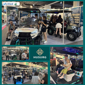 Carrito de Golf de Lujo para 6 Personas, 220V, Luces LED, Estructura de Aluminio, Diseño Clásico, para Uso en Hoteles y Resorts, Homologado EEC, Buggy de Calle 4+2 Asientos - Product Image 6