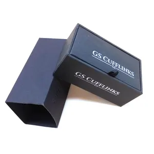 Manufacturer Custom Dimension Design Cufflink Gift Box Sleeve Packaging Box