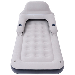Colchón inflable para asiento trasero de coche, cama de viaje, colchón inflable doble con respaldo integrado, venta al por mayor - Product Image 2
