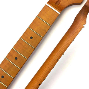 Manche de guitare en érable torréfié à 22 frettes, finition nitro, pour guitares de style ST, vente en gros - Product Image 6