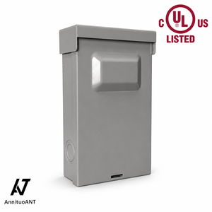 Boîtier de déconnexion électrique métallique fusible 60A 30A avec disjoncteur extractible, étanche pour extérieur, adapté aux systèmes CVC - Product Image 1