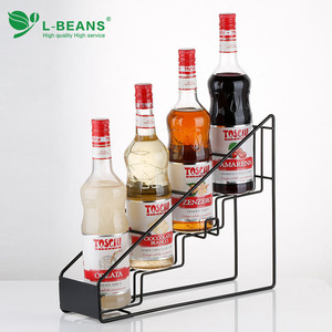 Support à Sirop en Acier Inoxydable L-BEANS à 4 Niveaux, Présentoir de Rangement pour Outils de Bar, Noir, Blanc, Bronze - Product Image 2