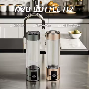 Best Verkopende Groothandel Spe Pem Usb Oplaadbare Draagbare Waterstof Generator H2 Rijk Glas Water Thermosfles Voor Huishoudelijk Gebruik - Product Image 6