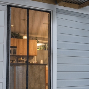 Filet magnétique pour porte de patio avec double couture, <span class=keywords><strong>moustiquaire</strong></span> en maille renforcée pour une durabilité accrue - Product Image 4