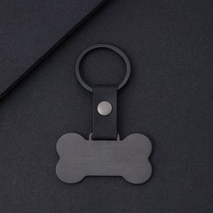 Customized Stainless Steel Keychain Laser Engraved Bone Shape With <b>Pet</b> Dog Company Logo Metal Crafts - Product Image 4