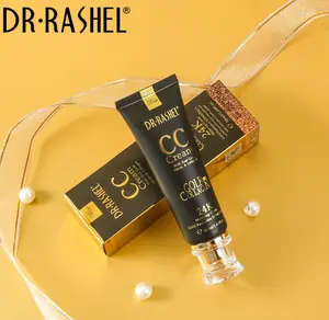 DR.RASHEL 50ml 24K gold collagen cc cream moisturizing nude makeup brown ivory foundation face concealer cream