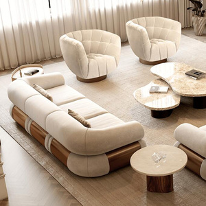 Prix d'usine Élégant <span class=keywords><strong>canapé</strong></span> en velours modulaire de luxe en acier inoxydable doré Accents Dernière conception pour la maison - Product Image 5