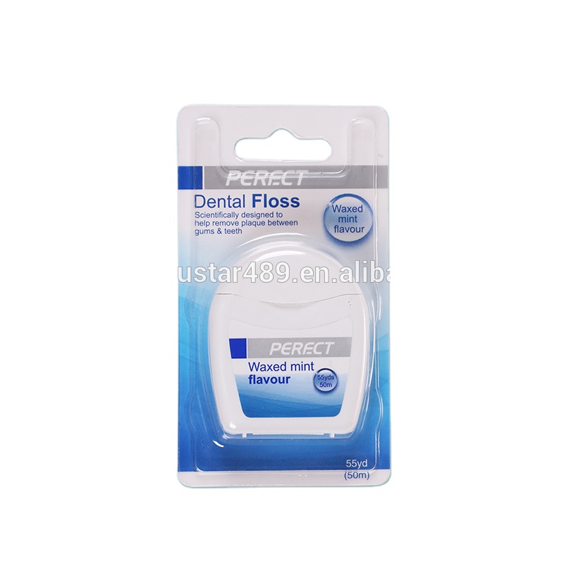 Зубная нить Dupont мятный вощеный нейлон оптом 50 ярдов