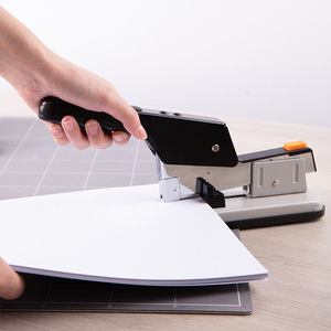Deli Heavy Duty Stapler 80 Sheet Capacity Thick Staples Office Binding Machine - Product Image 1