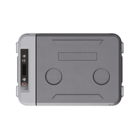 Mini-réfrigérateur portable rechargeable 15L pour voiture et extérieur, congélateur 12V/24V/AC 220V