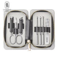 Longhui Offre Spéciale – Kit de Manucure et Coupe-Ongles Haut de Gamme Allemand avec Cure-Oreilles – Outils Spéciaux pour Hommes et Femmes – Coffret Cadeau de Luxe