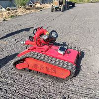 Robots de lutte contre les incendies, usine du Shandong, équipement de surveillance incendie sur chenilles, protection incendie, matériau Q235, personnalisable, facile à installer