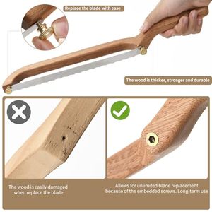 <span class=keywords><strong>Cuchillo</strong></span> para Pan Casero, Cortador de Pan de Madera con Hoja Dentada y <span class=keywords><strong>Cuchillo</strong></span> para Pan con Mango Ergonómico para Facilitar el Uso - Product Image 4