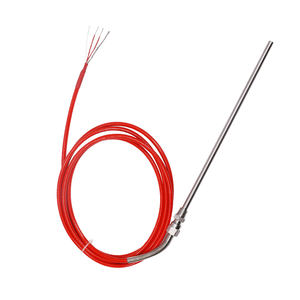 Industrial 400c temperatura medição sensor k t e j tipo fibra de vidro termopar alta temperatura agulha sonda para torno - Product Image 3