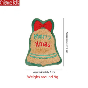 Juguete para masticar interactivo de hierba gatera de dibujos animados al por mayor para gatos juguetes de peluche de Navidad ecológicos de lujo autodivertidos a la moda - Product Image 2