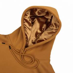 เสื้อฮู้ดสำหรับผู้ชายบุผ้าซาตินซับในผ้าขนแกะ100% ลดริ้วรอยขนาดพลัสไซส์ออกแบบได้ตามต้องการ - Product Image 2