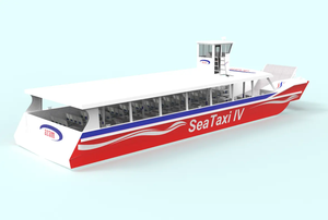 Bateau à passagers en aluminium de 21 mètres Bateau à cabine touristique de marque Sea King Bateau à eau Taxi Bateau à passagers personnalisé - Product Image 2