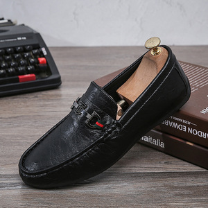 Nuove <span class=keywords><strong>Scarpe</strong></span> in Pelle da <span class=keywords><strong>Uomo</strong></span>, Mocassini di <span class=keywords><strong>Marca</strong></span> a Taglio Basso con Bordo Morbido, <span class=keywords><strong>Scarpe</strong></span> Casual in Pelle da <span class=keywords><strong>Uomo</strong></span> - Product Image 6