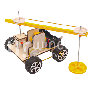 <span class=keywords><strong>Kit</strong></span> Créatif STEM DIY : Puzzle Scientifique Éducatif en Bois - Modèle de Véhicule Électrique pour Expériences de Physique - Projet Scolaire pour Enfants - Product Image 2