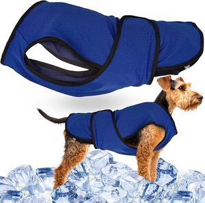 Gilet rafraîchissant avancé pour chien, compatible avec les packs de glace évaporatifs, en maille respirante, équipement d'été pour animaux de compagnie pour la marche en extérieur, la randonnée et les voyages - Product Image 2