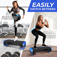 Equilibrio Aerobic Step Platform Trainer, antideslizante ejercicio Step Board para Cardio fuerza Fitness entrenamientos