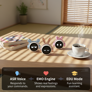 Robot IA multifonctionnel - Compagnon de bureau intelligent avec articulations flexibles, interaction vocale et contenu éducatif STEM pour enfants - Product Image 1