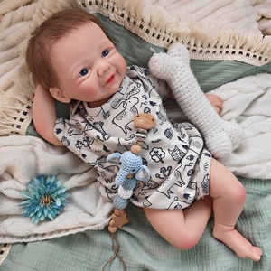 Poupée Bébé en Silicone Corps Entier Personnalisée par le Fabricant, Lavable, Réaliste, 43cm, Vivienne <span class=keywords><strong>Reborn</strong></span> avec Cheveux, Articles de Collection - Product Image 5