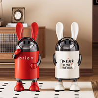 Nouveau modèle créatif en plastique écologique pour la maison, salon, chambre, salle de bain, grande capacité, design attrayant, motif animal mignon