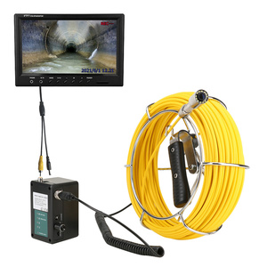 7 "moniteur DVR 40M caméra d'<span class=keywords><strong>inspection</strong></span> <span class=keywords><strong>de</strong></span> tuyau d'égout auto-nivellement 512HZ transmetteur avec caméra 22MM 1000TVL 12 pièces lumières LED - Product Image 6