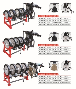 Chất lượng cao nhà máy bán hàng trực tiếp của HDPE phụ kiện đường ống 63-160 PPR ống dẫn sử dụng Spigot doanh và ổ cắm Fusion máy hàn - Product Image 2