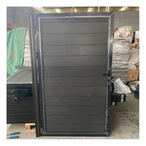 ประตูรั้ว WPC กันน้ำ กันลม สำหรับภายนอกอาคาร พร้อมเสาอะลูมิเนียม สำหรับบ้าน <span class=keywords><strong>สวน</strong></span> และลาน - Product Image 2