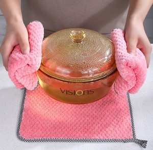 Chiffons à vaisselle en microfibre de grande taille en gros, absorbants et résistants à l'huile - Product Image 5