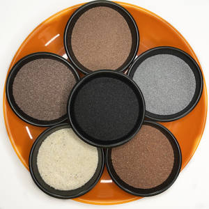 Sable de sable de plage de sable de quartz de silice avec la composition chimique SIO2 - Product Image 1