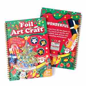 Superbes Articles Créatifs de Noël pour Enfants : Cadeaux d'Anniversaire Amusants, Fournitures de Fête, Activités Artistiques en Feuille Métallisée - Product Image 1