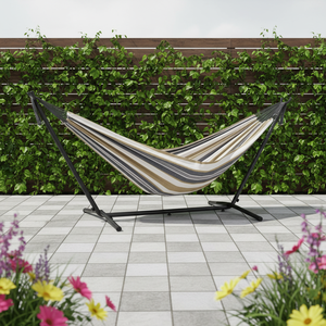 Cama Colgante Portátil Moderna de Acero para 2 Personas, para Uso en Exteriores y Sala de Estar, Hamacas de Camping - Product Image 3