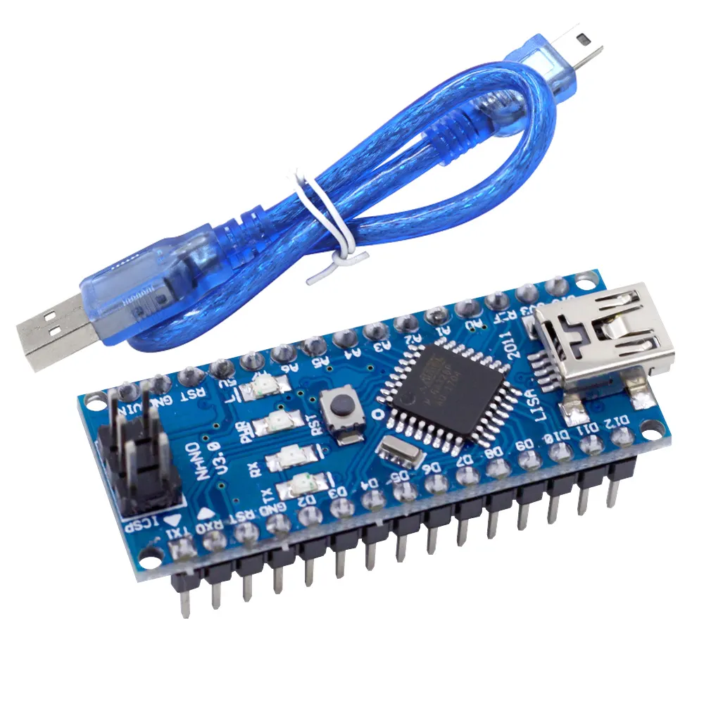 Nano V3.0 controller compatible for arduinos nano FT232 chip USB driver with 1.64FT Mini USB Cable 30cm