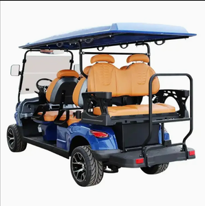 Electric <b>Golf</b> Carts 4-Wheel 200W/400W 300kg Load Capacity 24km/h Speed Rechargeable Lithium Battery - Product Image 4