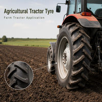 Pneu de tracteur agricole 15.5-80 pour tracteurs agricoles, pneu agricole robuste avec une forte adhérence