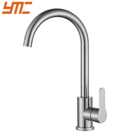 Robinet commercial à poignée unique, robinet de cuisine moderne en acier inoxydable à sortie extractible, robinets de cuisine pour robinet de cuisine