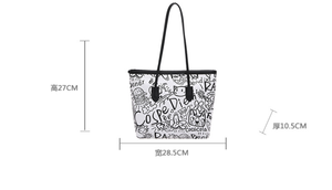 Cầm tay tote túi cho phụ nữ công suất lớn vải nách túi mùa xuân <span class=keywords><strong>2025</strong></span> mới Vai giản dị thiết kế - Product Image 6