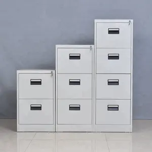 Super Gifts Heavy Duty Lateral Commercial Office Furniture 4 Wide Drawers Steel File Filing Cabinet