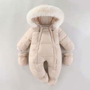 Traje de Nieve para Bebés y Niños Pequeños, Sudadera con Capucha de Forro Polar Cálido, Mono con Capucha para Invierno, Abrigo Tipo Romper para Bebés de 6 a 12 Meses - Product Image 6